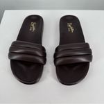Seychelles  Low Key Slide Sandal size 6 Dark Brown Slip On Tubular Round Toe Photo 2