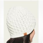 Frye  One Size Cream Cable Knit Beanie Hat‎ NEW Photo 1