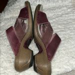 Merrell  Burgundy Slide Sandals Photo 2