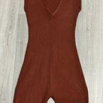 Story On Brown Romper  Photo 0