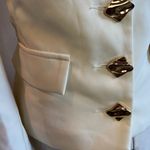 Missguided Cream Blazer with Gold Buttons Photo 4