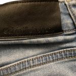 Calvin Klein Y2K-Style Mini Blue Denim Skirt Photo 3