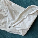 Lacoste Sport Nylon Track Pants Jogger Size 2 White Drawstring Reflective Piping Photo 6