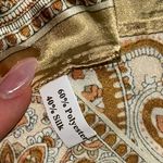 SheIn Gold Yellow Brown Paisley Bandana Bandeau Top Photo 3