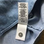 7 For All Mankind 7FAM Ruffled Button Front Denim Shirt Photo 6