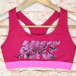 Nike | Dri-Fit Running Hot Pink Logo Sports Bra Photo 0