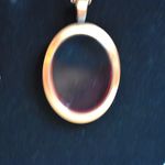 Source Unknown Stunning Rose Gold Oval Pendant Locket Like New Necklace Photo 1