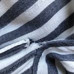 American Eagle  Outfitters Tie Front Stripe Crop Top Women's Large Photo 8