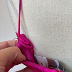 Theia Empire Waist Silk Bright Pink Formal Full Length Dress Photo 9