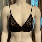 H&M Lace Bra Bralette Black Y2K Coquette Festival Fairy Photo 0