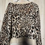 A New Day Cream and Brown Cardigan Sweater Photo 2