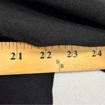 Soft Surroundings  Black Long Sleeve Button Down Shirt Womens L Lace Back Classic Photo 6