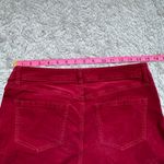 CAbi Cute Vintage  Sz 6 Red Corduroy  Straight Leg Relaxed Fit Jeans Pants Chic Photo 4