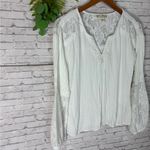 Idyllwind  White Doily Sleeve Boho Blouse Photo 1