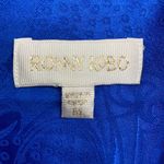 Ronny Kobo Bernice Satin Blue Midi Dress Long Sleeve Shirtdress NWT Size Medium Photo 7