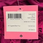 Kate Spade Dress Beetjuice Magenta Pink Spade Lace Mini Dress Sz 12 NWT Photo 14