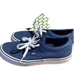 Vans Era Low Top Navy & White Front Tie Slip On Sneakers Shoes Women size 7.5 Photo 3
