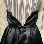Xxi Formal Black Bow Tie Medium Mini Cocktail Dress Photo 5