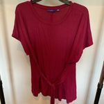 Apt. 9 Burgundy Tie Top Photo 0