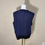 St. John  Sport Marie Gray Wool Blend  Sweater Vest Sz L Accademia Quiet Luxury Photo 3