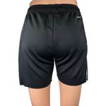 Adidas  Womens Black White 3-Striped Logo Mid Rise Running Athletic Shorts Size S Photo 2