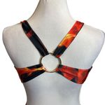 ALT NWT Juno One Piece Swimsuit Women’s Size XS Red Cutout Crossover Fiamma Blue Photo 5