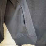 Aerie NWT  Cardi Bomber Womens Small Black Snap Button Up Pockets Oversized Photo 6