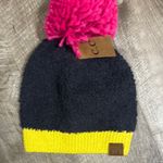 C.C Black and Yellow Knit Beanie Photo 0