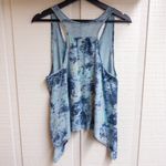 Mudd Sky Blue Tie-Dye Tank Top Photo 2