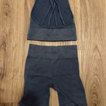 GILLY HICKS Biker Short & Top Set size small Black Photo 4