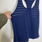 Zyia  active Havana tank top semi sheer navy blue womens size XL athletic running Photo 3