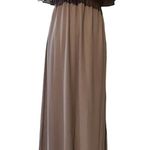 Show Me Your Mumu XXS hacienda maxi dress ruffle top dune color chiffon wedding Photo 13