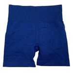 Zyia  Active women's medium blue biker athletic shorts workout gym lulu Photo 0