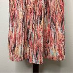 Sunny Leigh Colorful Pleated Midi Skirt Photo 2