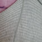 Free People WE THE FREE LIGHTWEIGHT GRAY RIBBED OPEN BACK HIGH NECK TUNIC SMALL Photo 3