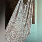 Boho Long Flowy Vest, purchased at Anthropologie, floral velvet embossed, blush Pink Size undefined Photo 7