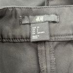 H&M Black Pencil Silky Skirt Back Slit  Sz 6 HIGT WAIST Photo 7