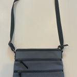 The Sak Basic "Olvera" Steal Blue Canvas Crossbody Bag Photo 0
