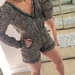 Avec Les Filles polka dot long sleeve romper one piece playsuit casual jumpsuit Photo 1