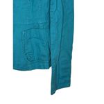 Ann Taylor Loft Women's Jacket Ribbed Blazer Long Sleeve Notched Collar Blue 8 Photo 1