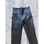 Spanx  Faux Leather High Waisted Petite Leggings Black S/P Photo 1
