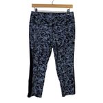 Nike Legendary Jewels Crop Leggings Womens L Gray Black Mid Rise Athleisure Photo 1