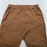 Old Navy Sisal Brown Linen Blend High Rise Slim Leg Pant 2X Photo 1