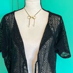 Cutie Blonde Brand from Japan lace coverup 😁 Black Size M Photo 5