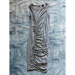 Gray Side Cinch Jersey Knit Bodycon Dress Torrid 0 / US 12 / Large Photo 1