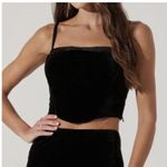ASTR The Label black Velvet Bustier corset style top nwt XL Photo 2