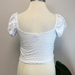 Hollister  White & Blue Floral Top - Size XL Photo 1