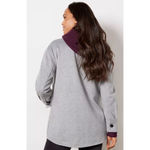 Sanctuary  Fisher Car Long Sleeve Buttoned Chest Pocket Oversized Coat Gray Small Photo 3