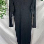 Fabiani ribbed wool blend maxi dress Gray Photo 2
