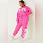 PINK - Victoria's Secret Victoria's Secret Pink Everyday Lounge Relaxed logo Jogger atomic pink NWT XS Photo 3